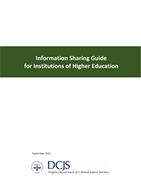 ለከፍተኛ ትምህርት ተቋማት የመረጃ መጋራት መመሪያ ሽፋን እና አገናኝ 